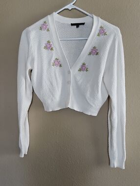Breath Of Youth Cropped Cardigan